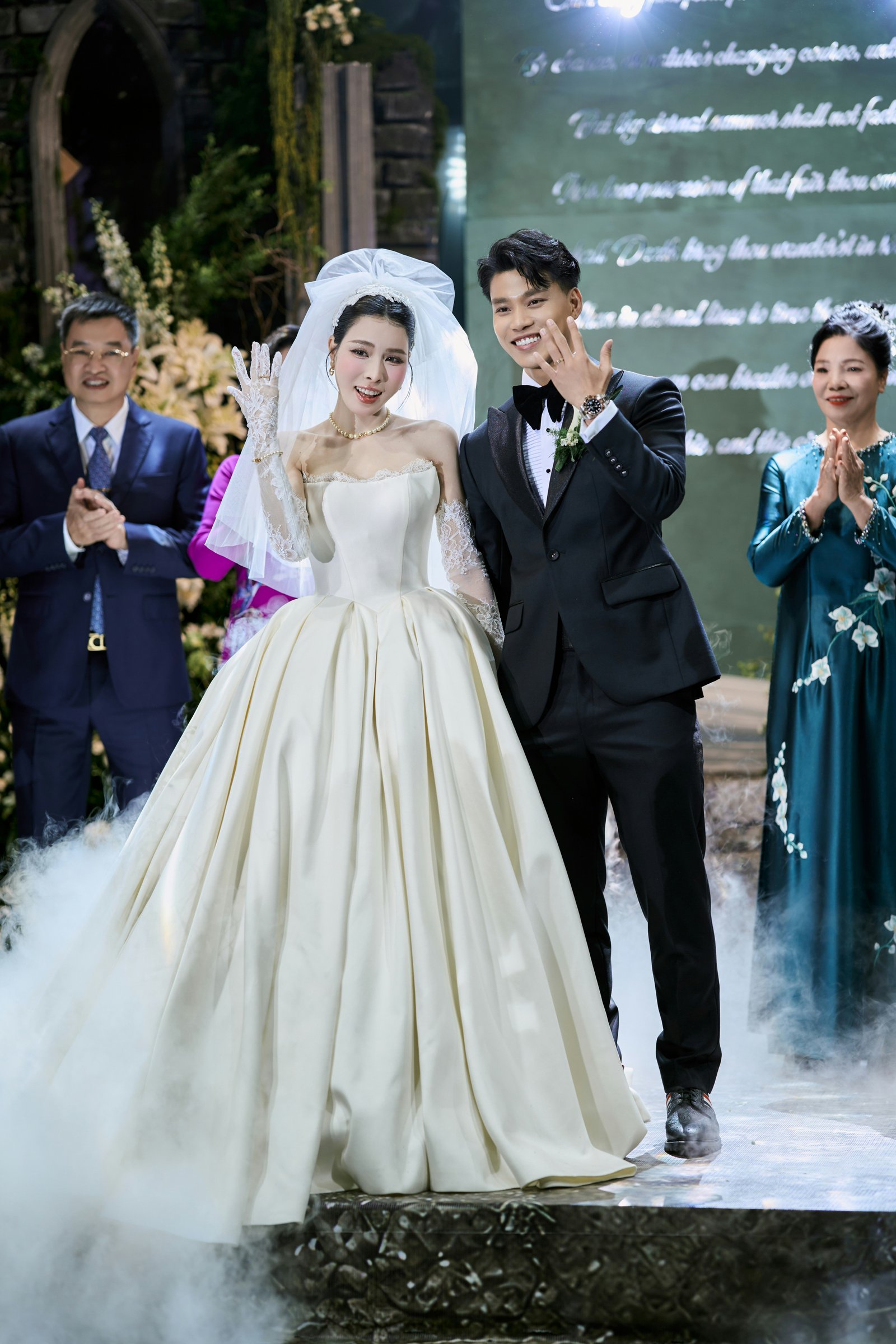 Luxury wedding celebration