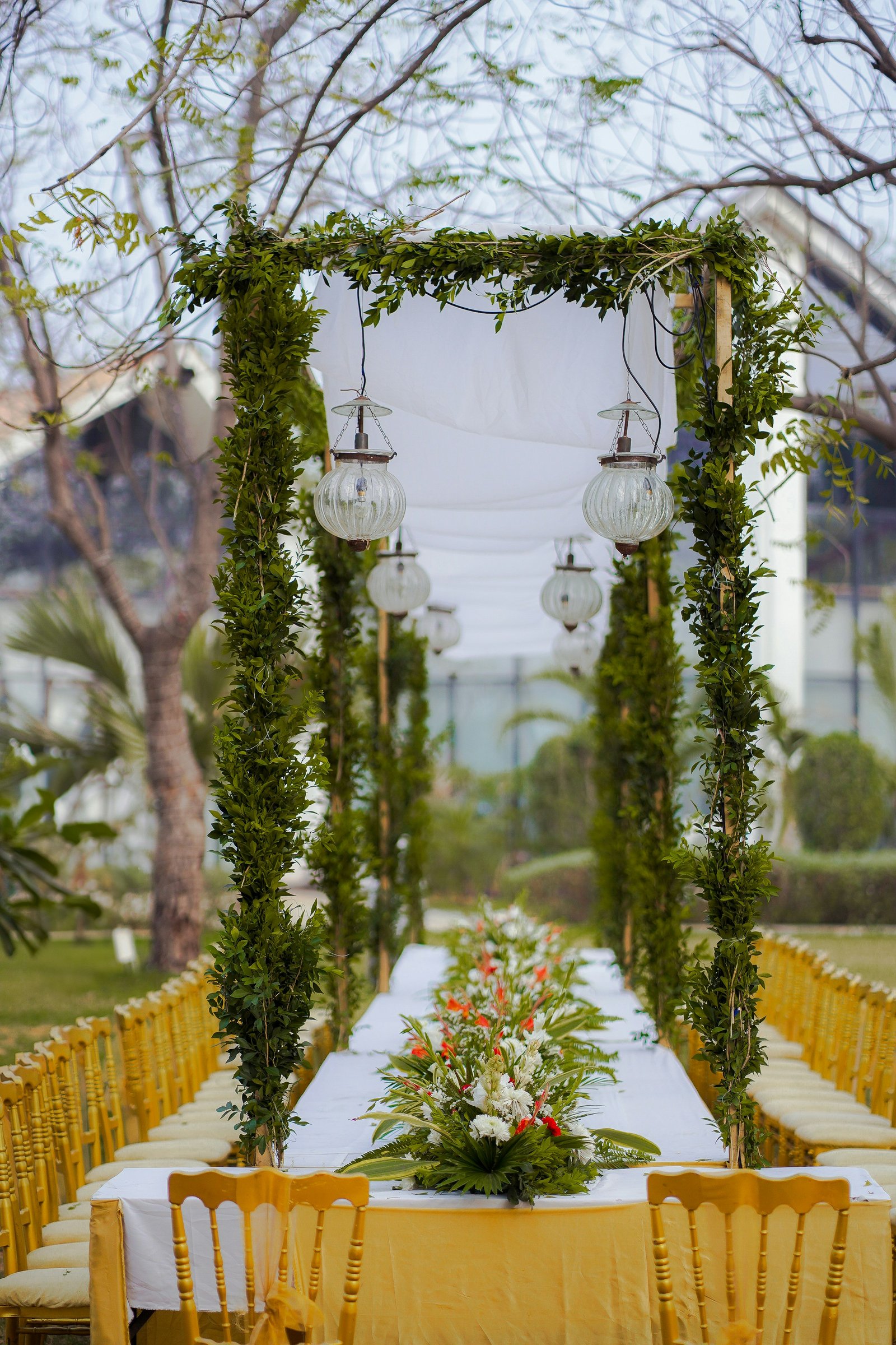 Elegant wedding decoration