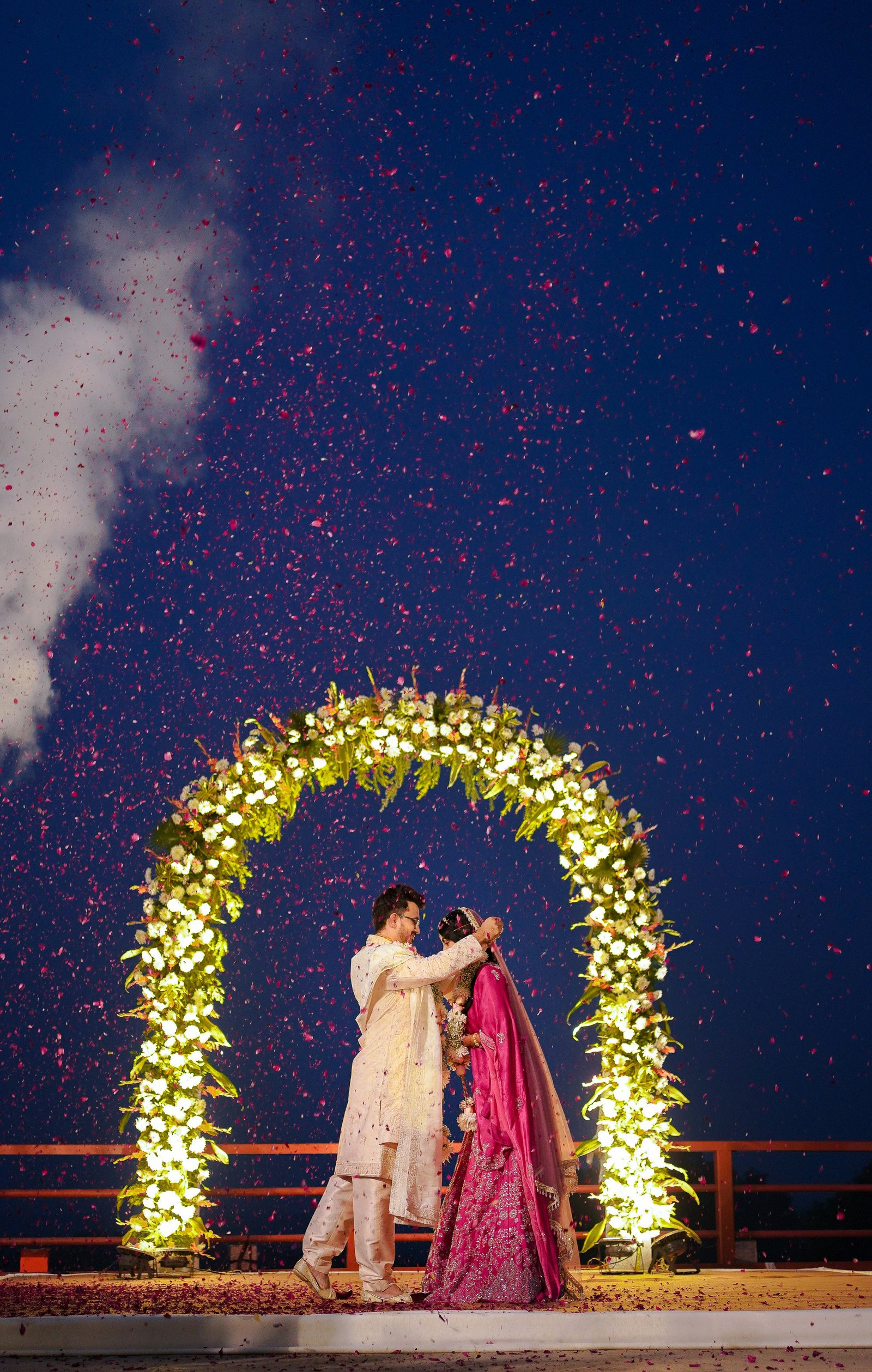 Intimate wedding celebration